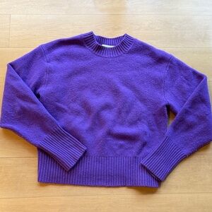Vince Rich Purple cashmere Crew Neck Sweater - XS